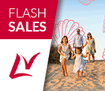 Flash sales: up to -50% on week 16/08/25