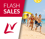 Flash sales: up to -50% on week 23/08/25